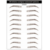 4D Hair Like Eyebrows Makeup Waterproof Eyebrow