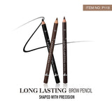 12pcs Waterproof Eye Brow Pencil Black Brown