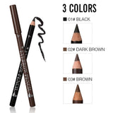 12pcs Waterproof Eye Brow Pencil Black Brown