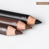 12pcs Waterproof Eye Brow Pencil Black Brown