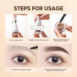 4 Colors Tinted Sculpted Brow Gel with Brush