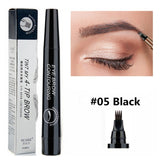 4 Points Eyebrow Pen Waterproof Liquid Brow Pencil