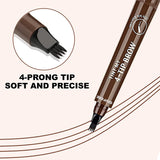 4 Points Eyebrow Pen Waterproof Liquid Brow Pencil