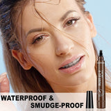 4 Points Eyebrow Pen Waterproof Liquid Brow Pencil