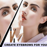 4 Points Eyebrow Pen Waterproof Liquid Brow Pencil